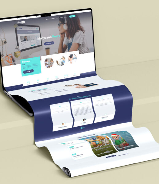 Long Scroll Extended MacBook Screen Mockup