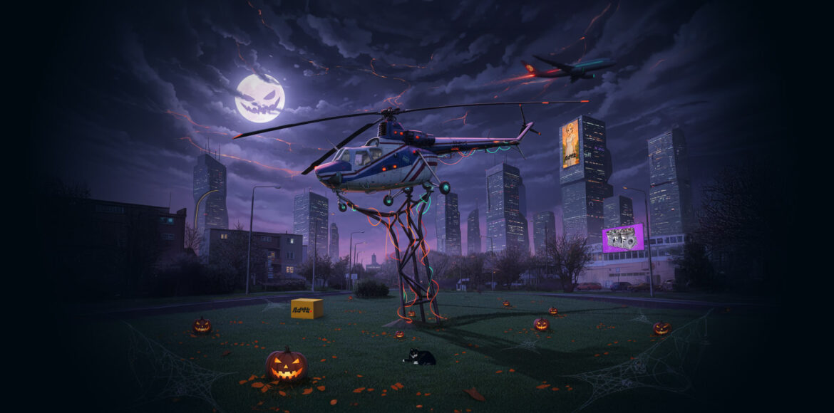 wordpres-promocja Halloweenowa oferta na stronę internetową dla firm usługowych z powiatu świdnickiego