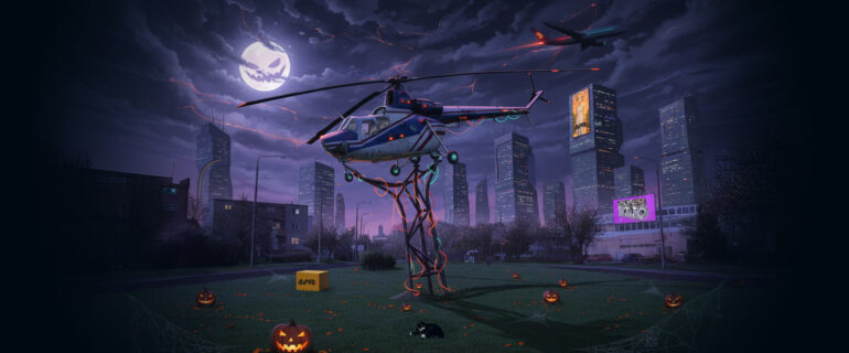 Halloweenowa oferta na stronę internetową dla firm usługowych z powiatu świdnickiego